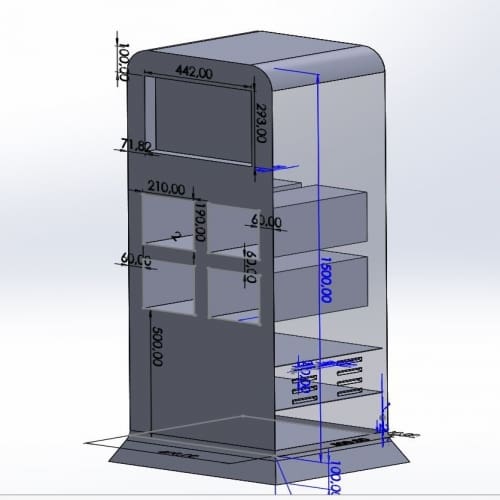 Smart Battery Charging And Swapping Cabinet